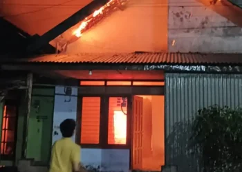 Rumah warga terbakar