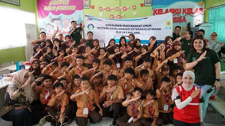 Sosialisasi PLN UP3 Malang dalam rangka Hari Lingkungan Hidup Sedunia. Foto/dok