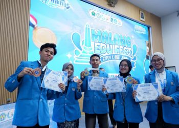 Mahasiswa ITN Malang pemenang esai. Foto/dok. ITN Malang
