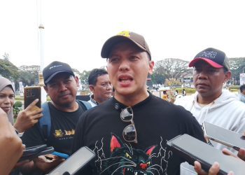 Anggota DPR RI, Moreno Soeprapto merespon soal polemik MBG (M Sholeh)