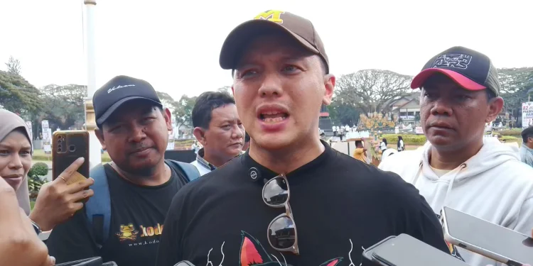 Anggota DPR RI, Moreno Soeprapto merespon soal polemik MBG (M Sholeh)