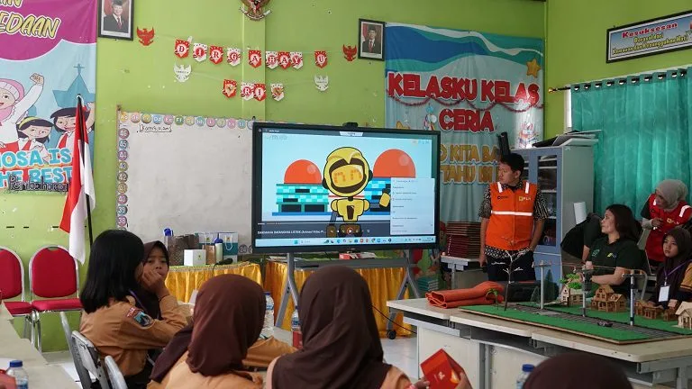 Sosialisasi PLN UP3 Malang dalam rangka Hari Lingkungan Hidup Sedunia. Foto/dok