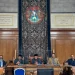 Rektor Unisma Prof Junaidi bersama jajaran saat berdiskusi dalam kunjungannya ks Leeds Becket University. Foto: Dok