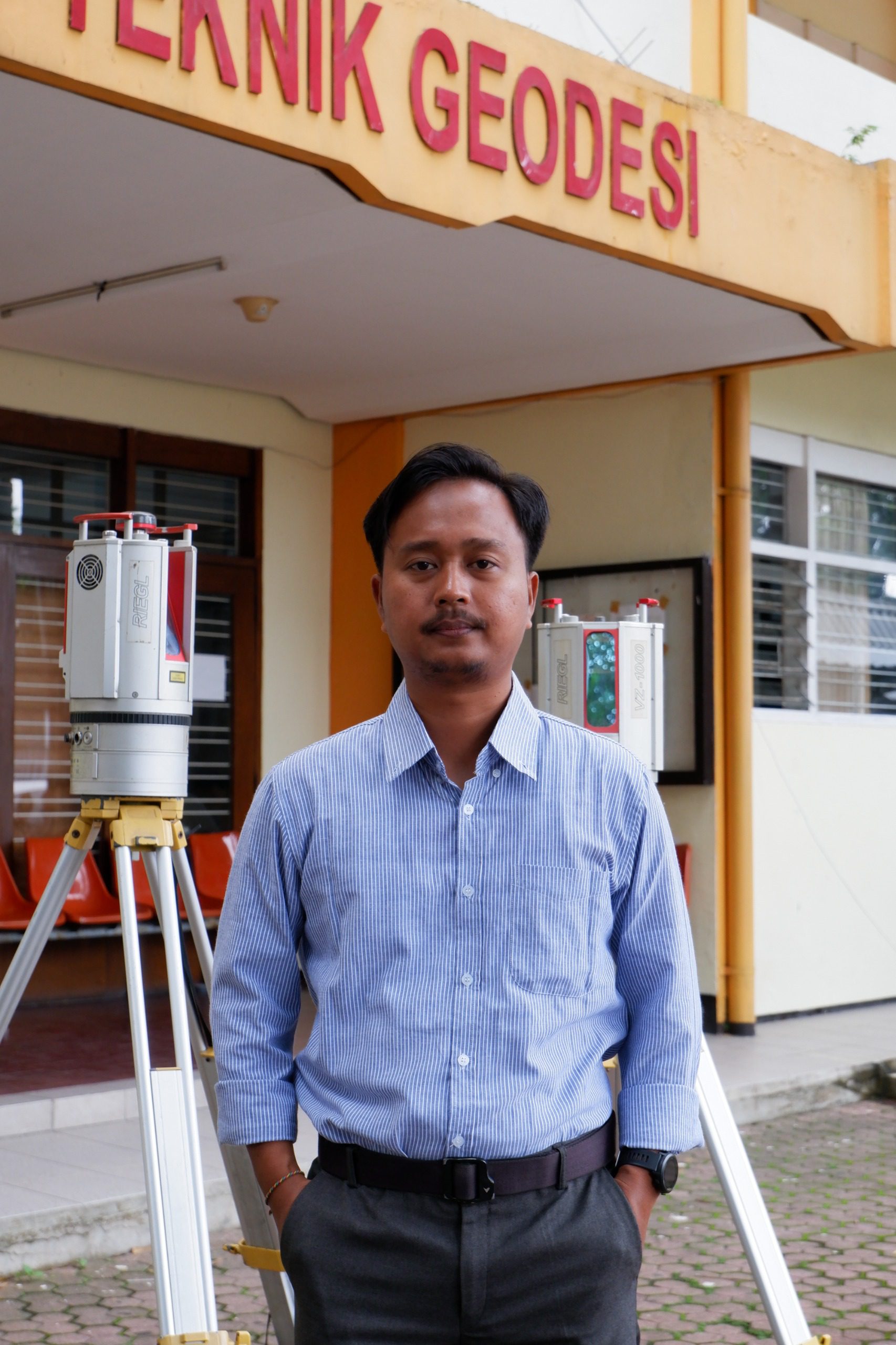 Saipul Muklas, alumni Teknik Geodesi ITN Malang, yang kini bekerja di industri pertambangan. Foto/dok. ITN Malang