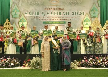 FKIK UIN Maliki Malang cetak duta kampus bertalenta baru lewat Grand Final Pemilihan Safir-Safirah 2026. Foto: Dok.