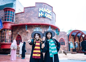 Sensasi masuk ke dunia sihir di Magic House, The Legend Stars Park, Jatim Park 3, Kota Batu. Foto: Dok