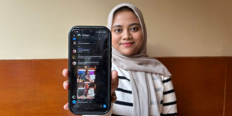 Rachel Ruwaida, mahasiswa UB yang raih cuan melalui Komunitas UB Mager (Foto: Nathasya Amalia)