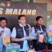 Polisi menunjukkan sebagian barang bukti yang diamankan selama Juni 2026. Foto: Aisyah Nawangsari Putri