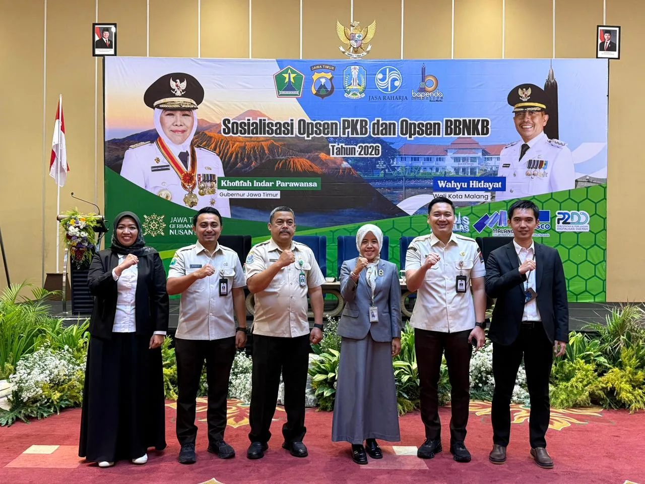 PLN UP3 Malang sosialisasi Opsen PKB dan BBNKB 2026. Foto/dok