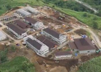 Sekolah Rakyat di Bantur Malang saat pembangunan masih 55 persen. Foto: Dinas Sosial Kabupaten Malang