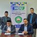 Rektor Unisma Prof. Junaidi resmi menjalin kerja sama dengan Minhaj Welfare Foundation Manchester Inggris. Foto: Dok