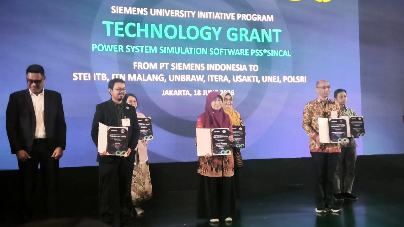 ITN Malang terpilih sebagai kampus penerima hibah dari PT Siemens Indonesia. Foto/dok. ITN Malang