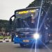 Armada bus Trans Jatim yang sudah beroperasi di Kota Malang. (Foto/M Sholeh)