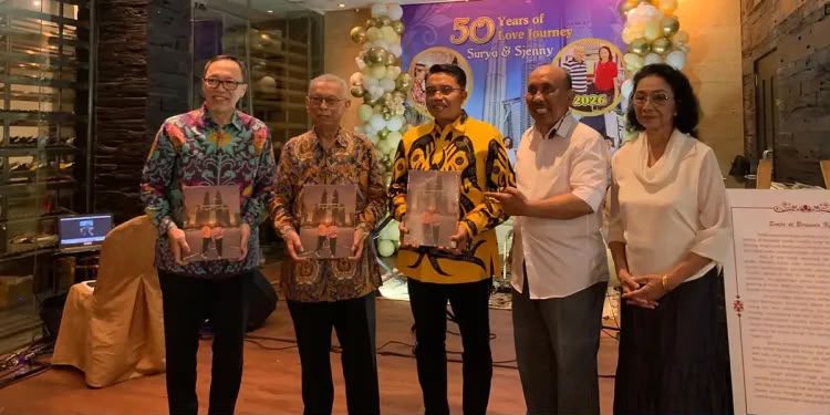 Momen peresmian buku Surya Burhanuddin di Jakarta pada awal Mei lalu./Foto: Tugumalang.id/Irham Thoriq.