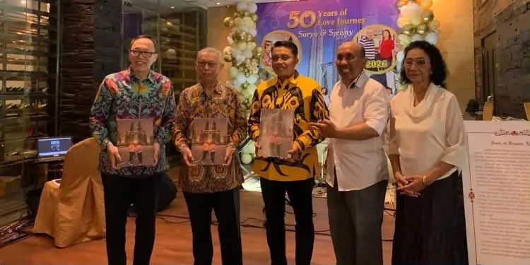 Momen peresmian buku Surya Burhanuddin di Jakarta pada awal Mei lalu./Foto: Tugumalang.id/Irham Thoriq.