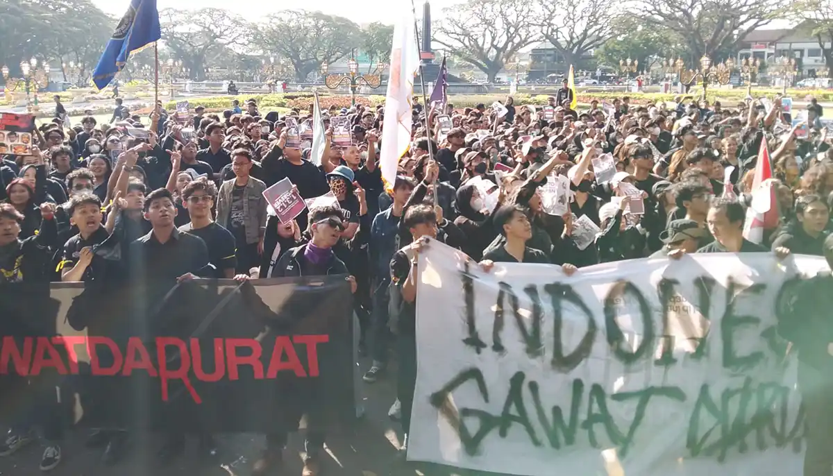 Aksi Demo Mahasiswa