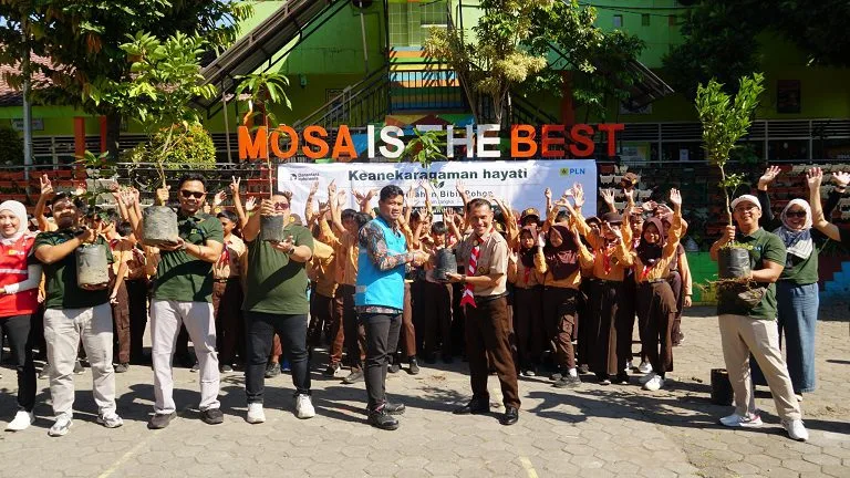 Sosialisasi PLN UP3 Malang dalam rangka Hari Lingkungan Hidup Sedunia. Foto/dok