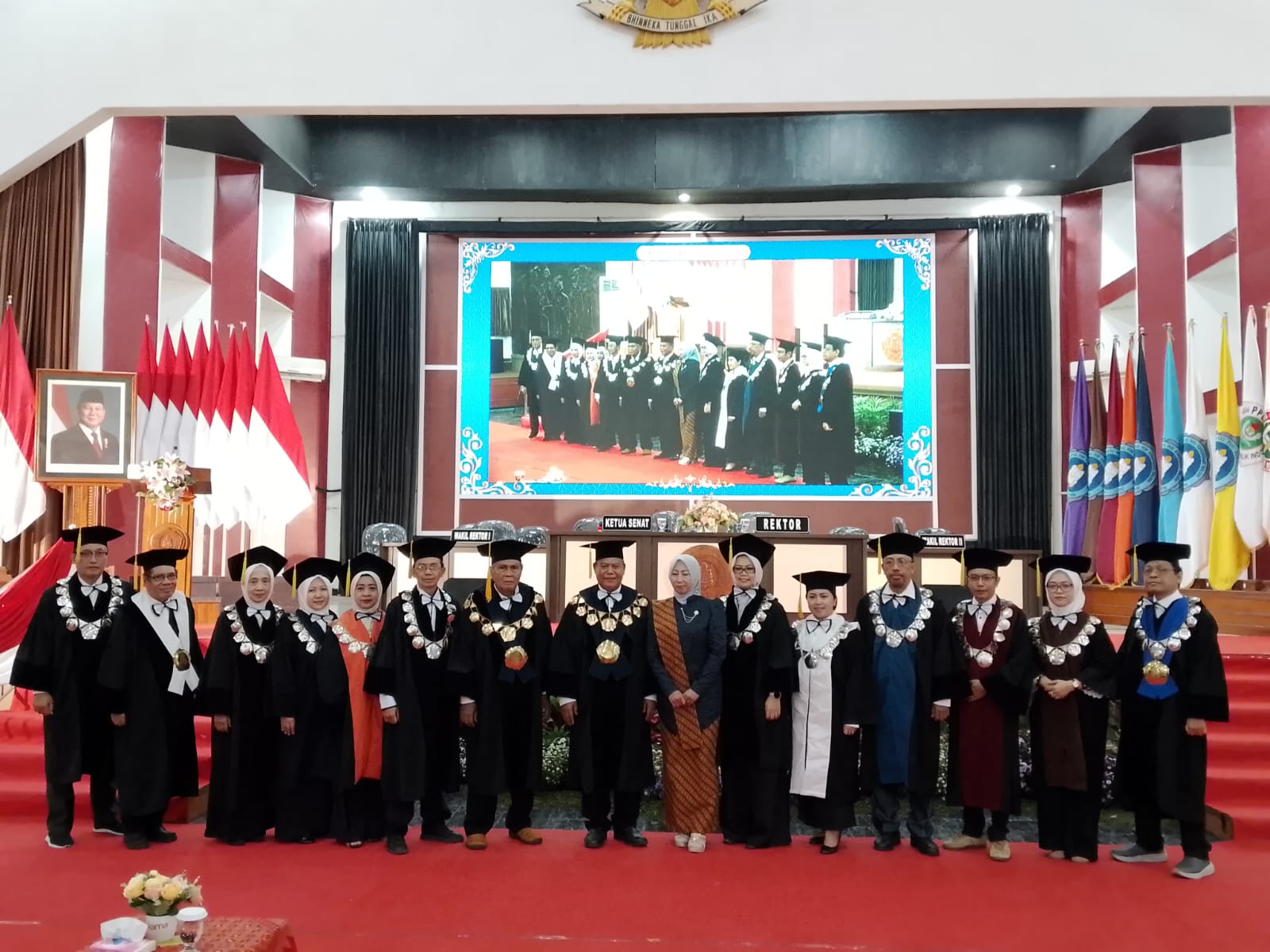 Rektor Unikama, Prof. Dr. Sudi Dul Aji, M.Si., resmi jadi Guru Besar bidang Teknologi dan Inovasi Pembelajaran Fisika. (Foto/M Sholeh)