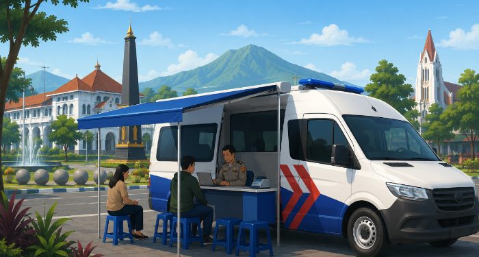Jadwal SIM Keliling Malang untuk bulan Juni 2026 yang dipusatkan di dua lokasi. /Foto: ilustrasi dibuat dengan AI