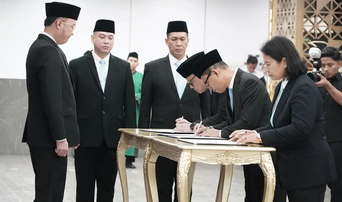 Pelantikan pejabar baru di lingkungan dirjen imigrasi