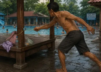 Bocah 5 Tahun Jadi Korban Jambret di Area Kolam Renang Turen, Kalung Emas Raib
