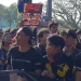 aksi demo Mahasiswa di Kota Malang