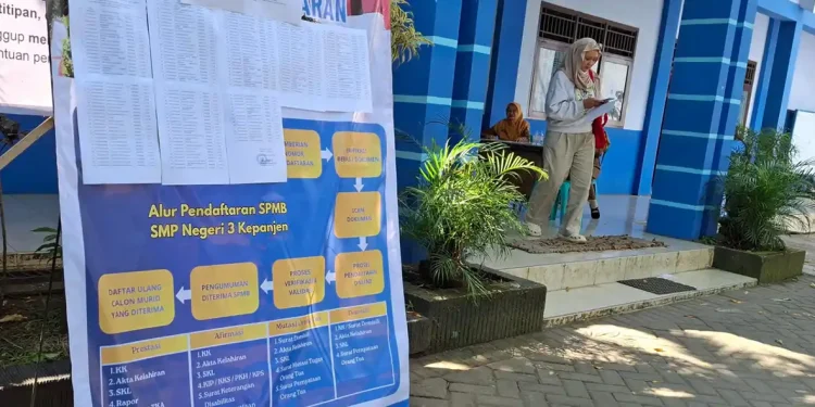 Daftar ulang SMP Negeri Kepanjen
