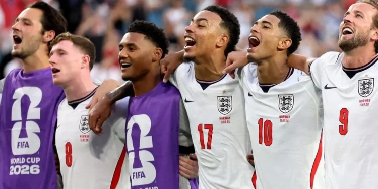 Prediksi susunan pemain Inggris vs Argentina di semifinal Piala Dunia 2026. /Foto: Instagram @england