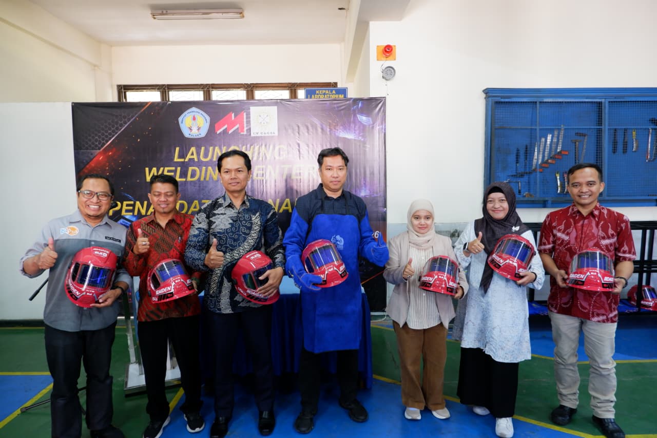 ITN Malang meluncurkan fasilitas Welding Center. Foto/dok