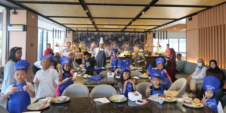Aston Malang Gelar Burger & Splash Kids Cooking Class Sambut Hari Anak Nasional