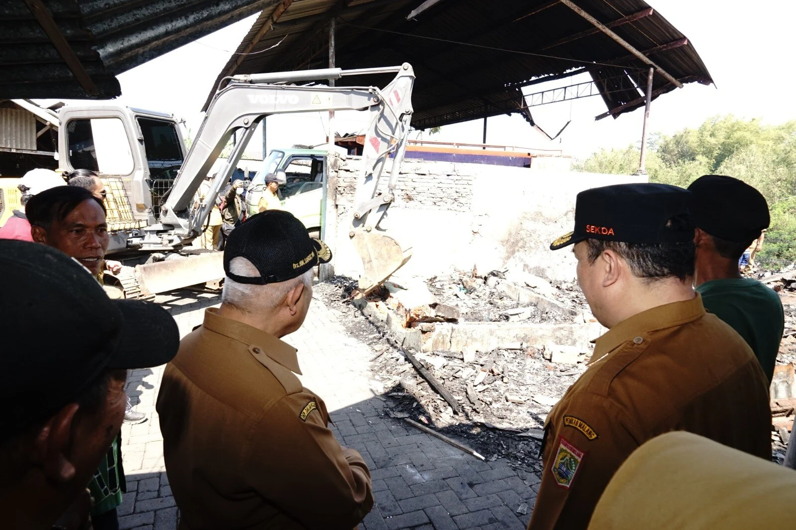 Bupati Malang,kebakaran,pasar turen,turen malang,sanusi - Bupati Malang Anggarkan Rp6 Miliar untuk Perluas Pasar Turen Usai Kebakaran