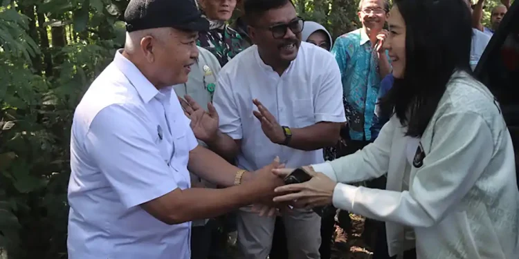 Bupati Sanusi Dampingi Wamen PPPA Bahas Penguatan Ekonomi Hijau Berbasis Bambu di Ngantang