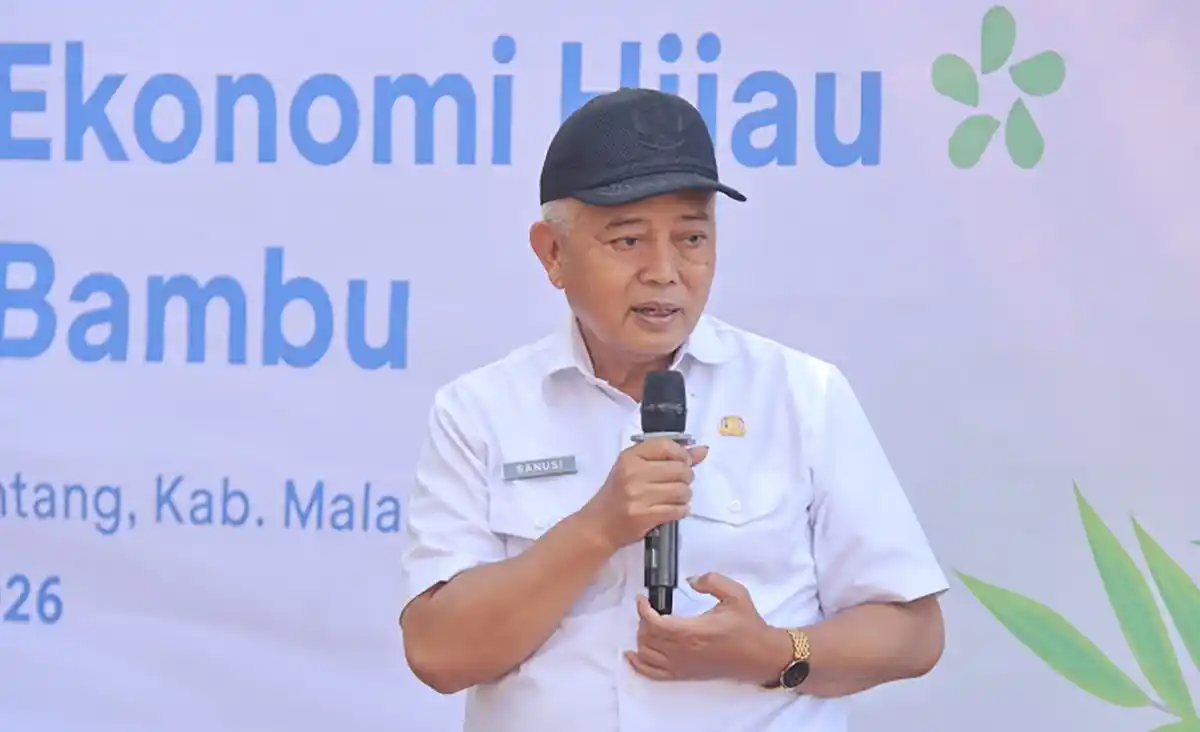 Bupati Sanusi Dampingi Wamen PPPA Bahas Penguatan Ekonomi Hijau Berbasis Bambu di Ngantang