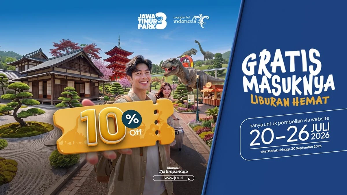 Promo Tiket Wisata Jatim Park 3,Promo - Cuma Sampai 26 Juli 2026! Ayo Serbu Promo Tiket Wisata Jatim Park 3