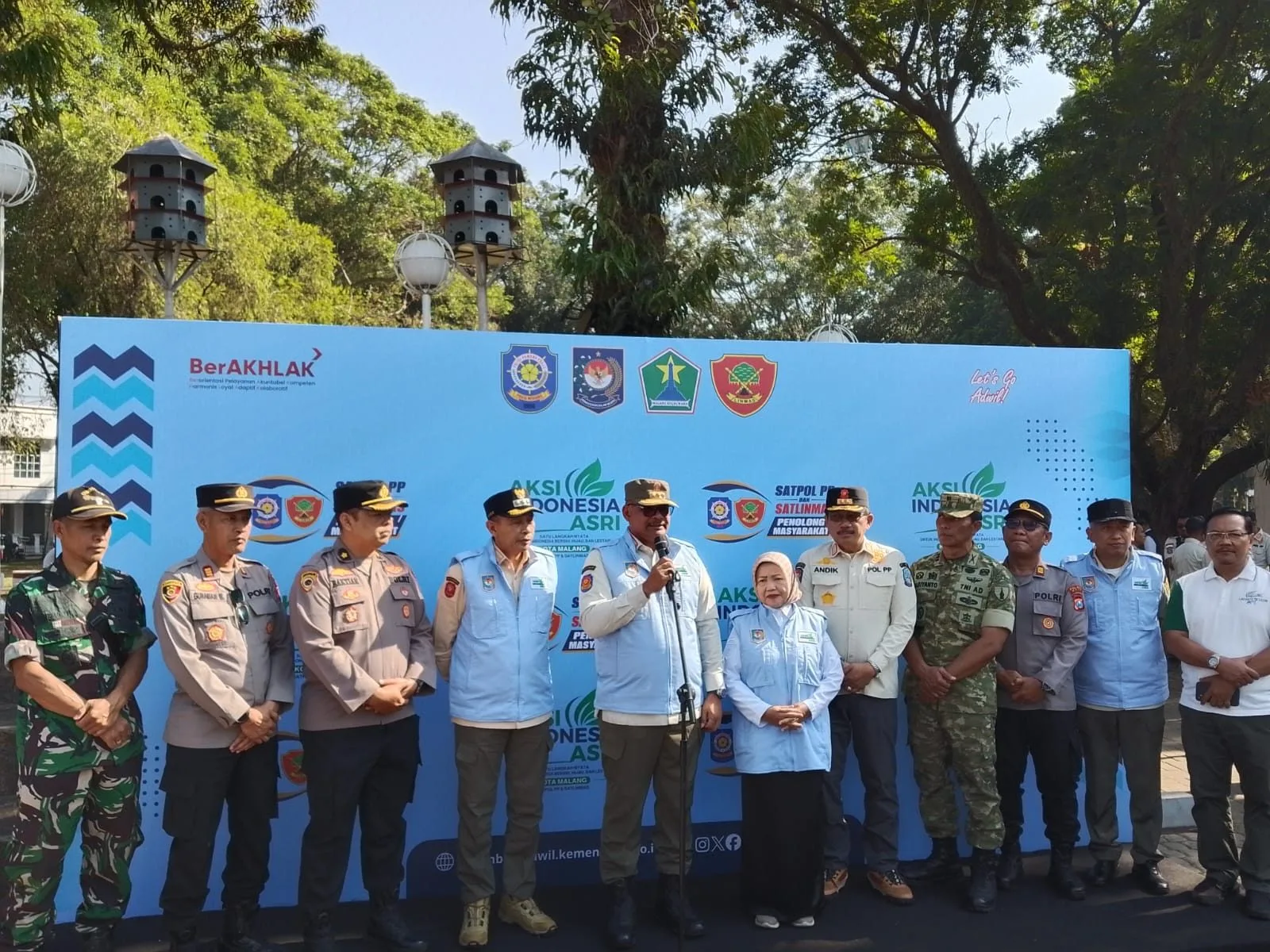 Dirjen Adwil Kemendagri Pimpin Gerakan Indonesia Asri di Kota Malang