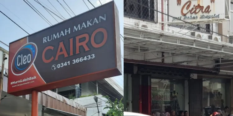 Tempat dan kuliner khas Timur Tengah di kawasan Embong Arab, Malang (Foto: Google Maps)