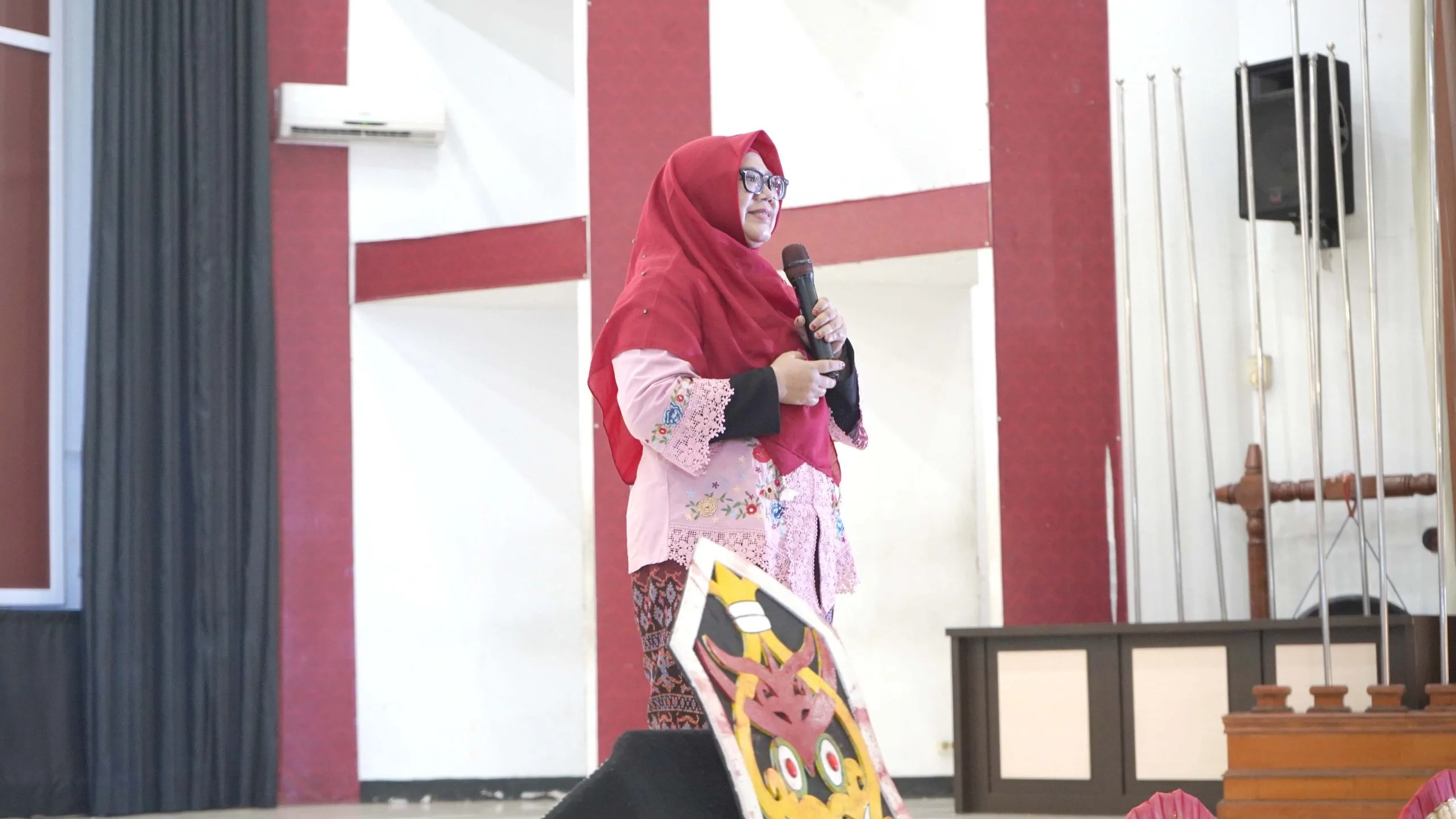 Caption: Sambutan Ketua Prodi PG PAUD Unikama, Dr. Siti Muntomimah, M.Pd. /Foto: Dok. Unikama.