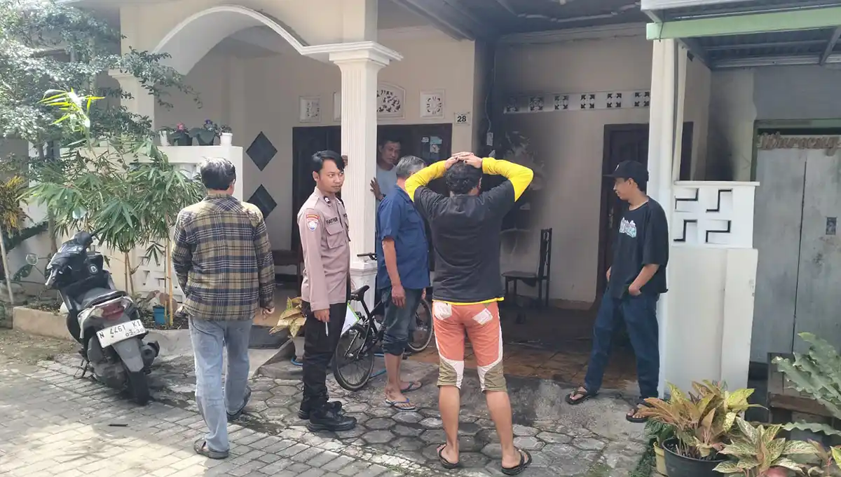 Polisi olah TKP