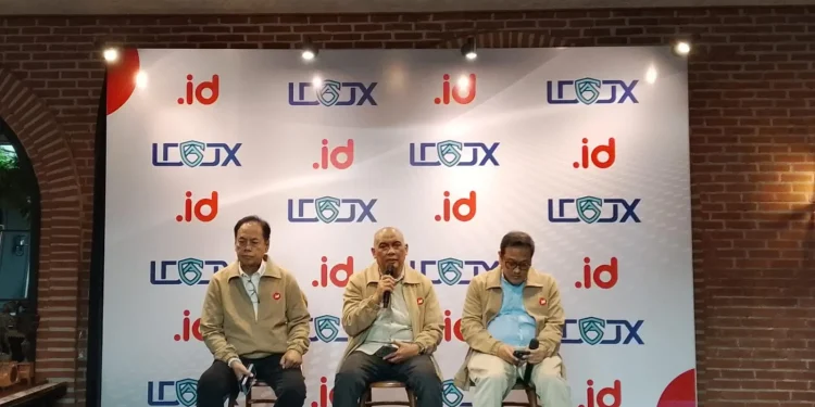 Pimpinan Pengelola Nama Domain Internet Indonesia (PANDI) memberikan literasi di Kota Malang (M Sholeh)