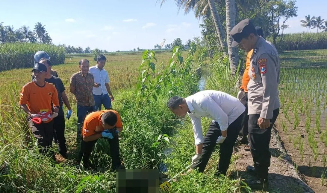 Jasad Bayi Laki-laki Ditemukan Mengapung di Irigasi Bululawang