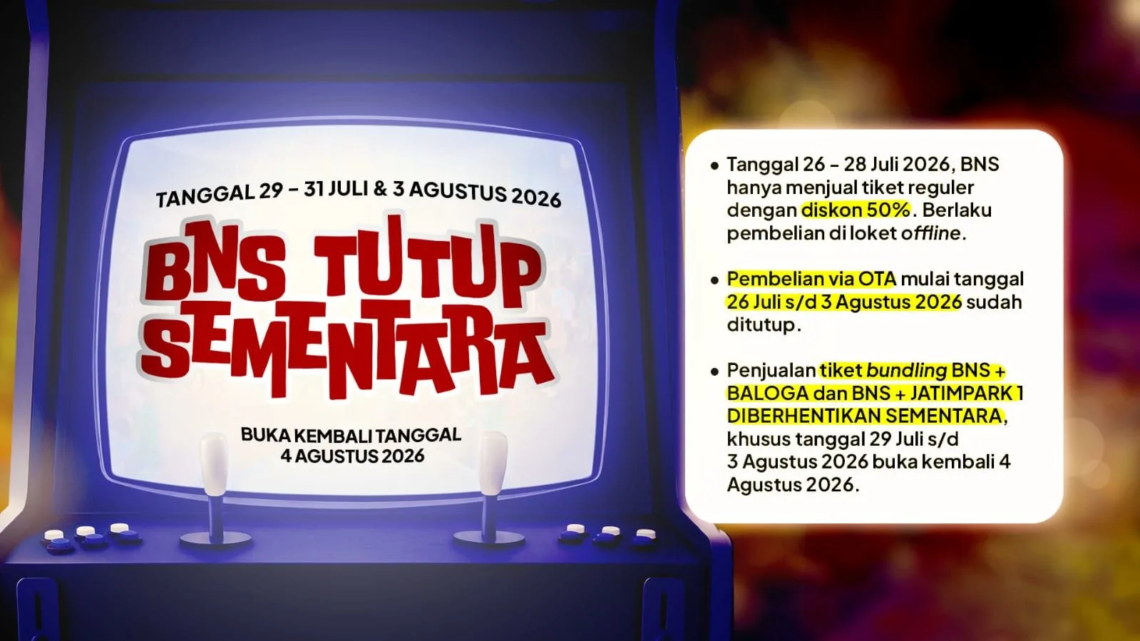 Jelang Parti Libur 2026 Bns Tutup Sementara 29 31 Juli Dan 3 Agustus 37
