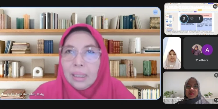 Kajian Kitab DEP UIN Malang, Prof Tutik Hamidah: Salat Tempat Mengisi Ulang Energi Ruhani