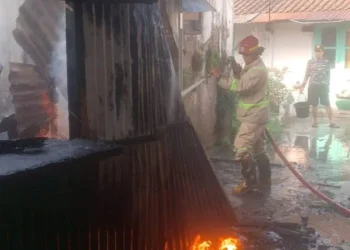 Kompor Gas Bocor Picu Kebakaran Bengkel dan Warung Kopi di Lawang