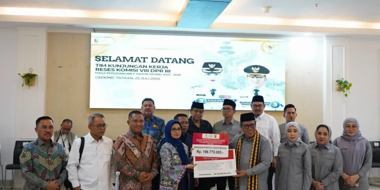 Bantuan Kemensos untuk Lampung. Foto/dok