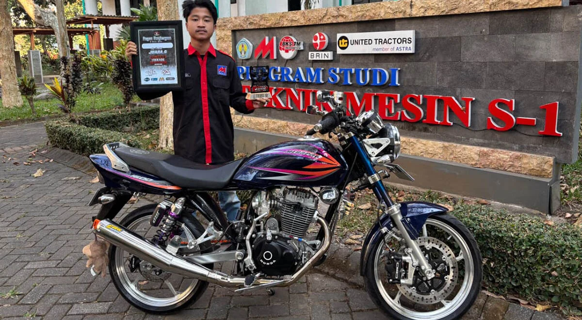 Mahasiswa Teknik Mesin ITN Malang Raih Juara Kontes Modifikasi, Lepas Penat Skripsi dengan Naik Podium