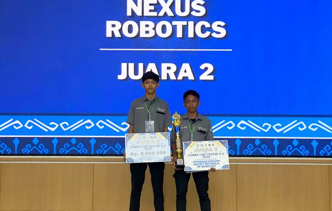 Juara II Line Tracer Competition Vol. 3. Foto/dok. ITN Malang