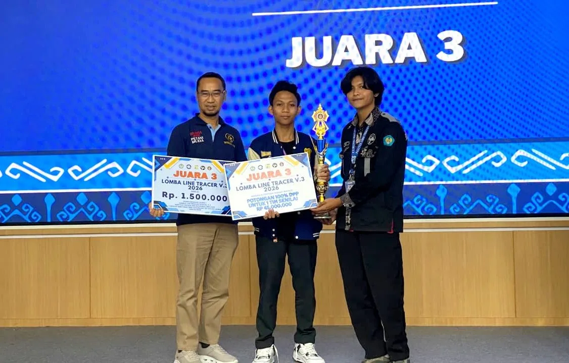 Juara III Line Tracer Competition Vol. 3. Foto/dok. ITN Malang