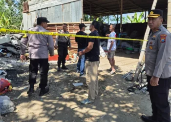 Mortir Ditemukan di Gudang Rongsokan Kepanjen, Tim Gegana Lakukan Disposal