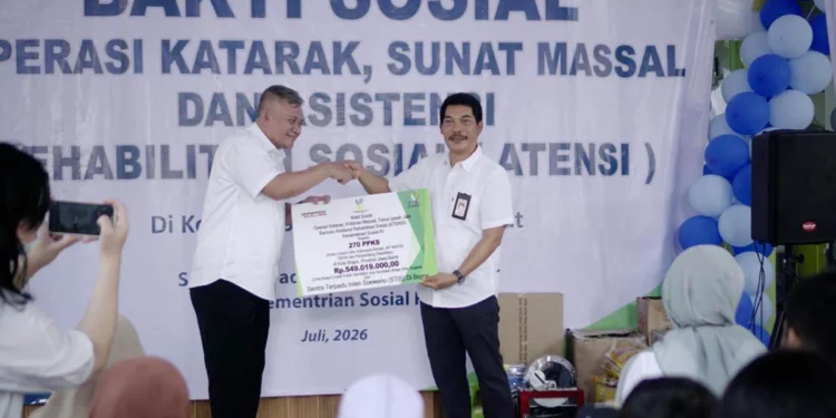 Peringati Hari Anak Nasional, Kemensos Salurkan Bantuan Rp549 Juta di Bogor