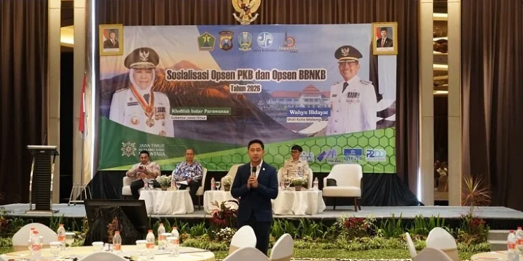 Perluas Capaian Ekosistem Kendaraan Listrik, PLN UP3 Malang Kenalkan Infrastruktur SPKLU pada Sosialisasi Opsen PKB dan BBNKB